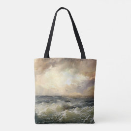 Bolsa Tote Ondas de Tempestade Oceânica