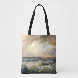 Bolsa Tote Ondas de Tempestade Oceânica