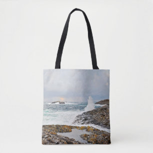 Bolsa Tote Ondas do oceano tempestades de mar tempestades mar