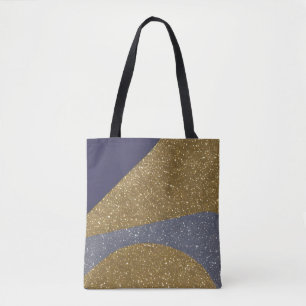 Bolsa Tote Ondas Fracionadas de Capa de abstrato 10