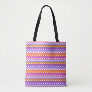 Bolsa Tote Ondas Retro