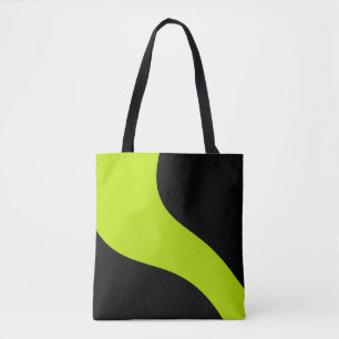 Bolsa Tote Ondas simples no Verde limão