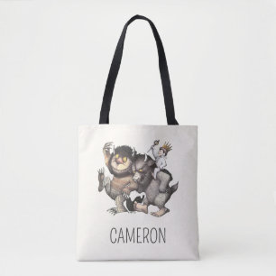 Bolsa Tote Onde as coisas selvagens Adicione seu nome