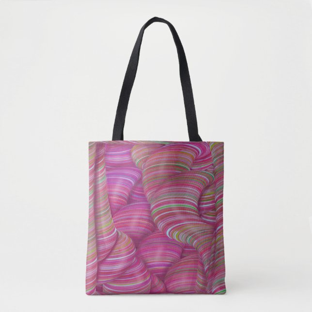 Bolsa Tote Onde os vermes de goma vivem (Frente)
