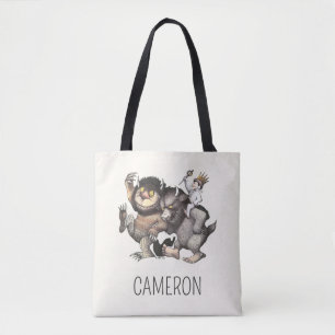 Bolsa Tote Onde Vivem os Monstros Adicione seu Nome