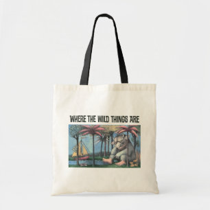 Bolsa Tote Onde Vivem os Monstros Capa do Livro