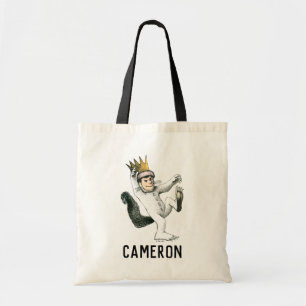Bolsa Tote Onde Vivem os Monstros Max Adicione seu nome