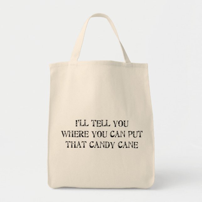 Bolsa Tote Onde Você Pode Colocar Essa Caneta De Doces (Frente)