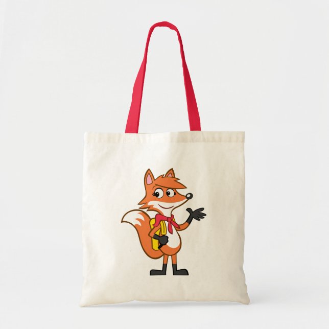 Bolsa Tote Ondulação do Fox do rick | Scarlett da guarda (Frente)