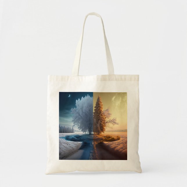 Bolsa Tote One day in winter (Frente)