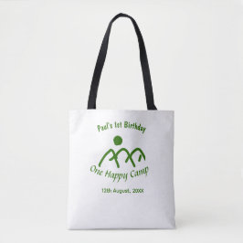 Bolsa Tote One happy camp green mountain sun 1st birthday