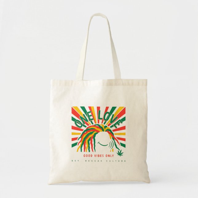 Bolsa Tote one love vibe (Frente)