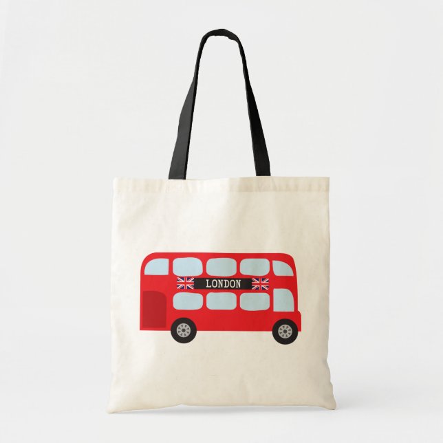 Bolsa Tote Ônibus de dois andares em Londres (Frente)