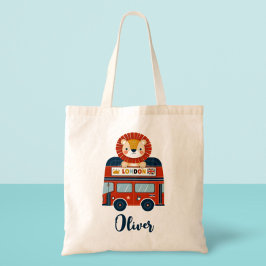 Bolsa Tote Ônibus de Londres & Leãozinho Fofo
