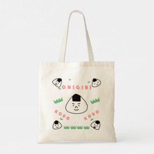 Bolsa Tote Onigiri Koro Koro (as Bolas de Arroz Rolante)