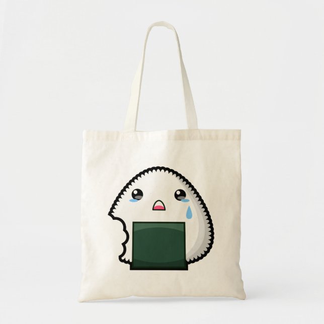 Bolsa Tote Onigiri triste (Frente)