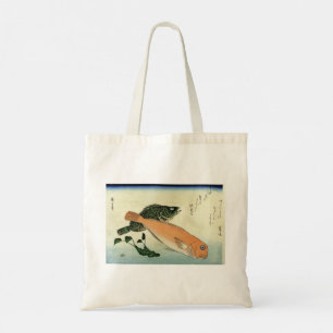 Bolsa Tote Oomon-hata & Shiro-amadai - Impressão de Peixes de