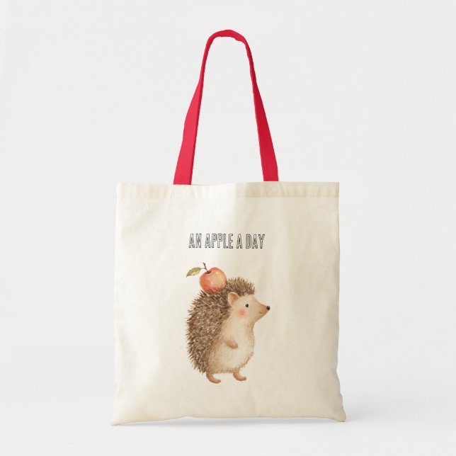 Bolsa Tote Oouriço An Apple A Day (Frente)