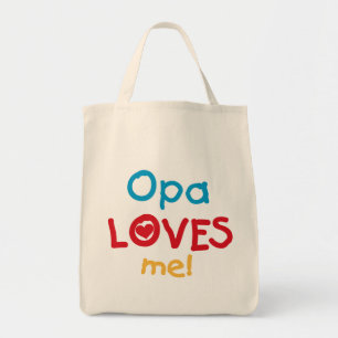 Bolsa Tote Opa me ama T-shirts e presentes