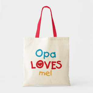 Bolsa Tote Opa me ama T-shirts e presentes