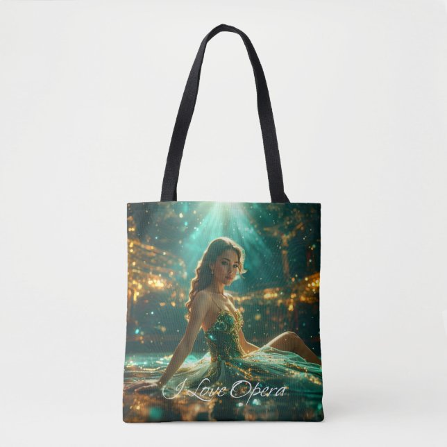 BOLSA TOTE ÓPERA - EU AMO ÓPERA (Frente)