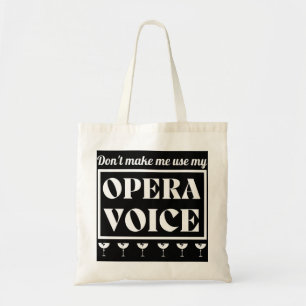 Bolsa Tote Opera Voice Opera Singer