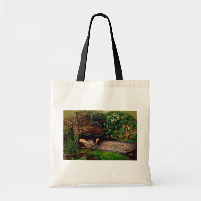 Bolsa Tote Ophelia, John Everett Millais, 1851-1852 (Frente)