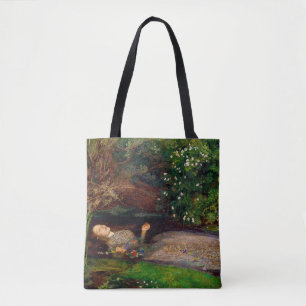 Bolsa Tote Ophelia, John Everett Millais, 1851-1852
