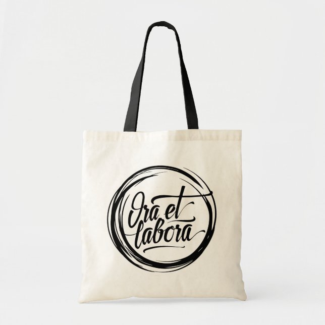 Bolsa Tote Ora et labora (Frente)