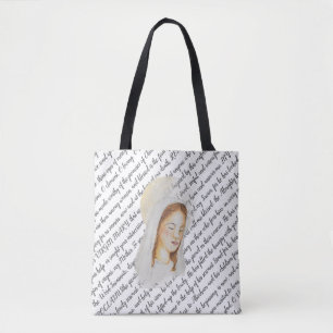 Bolsa Tote Oração de Maria