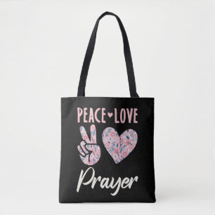 Bolsa Tote Oração pelo Amor pela Paz