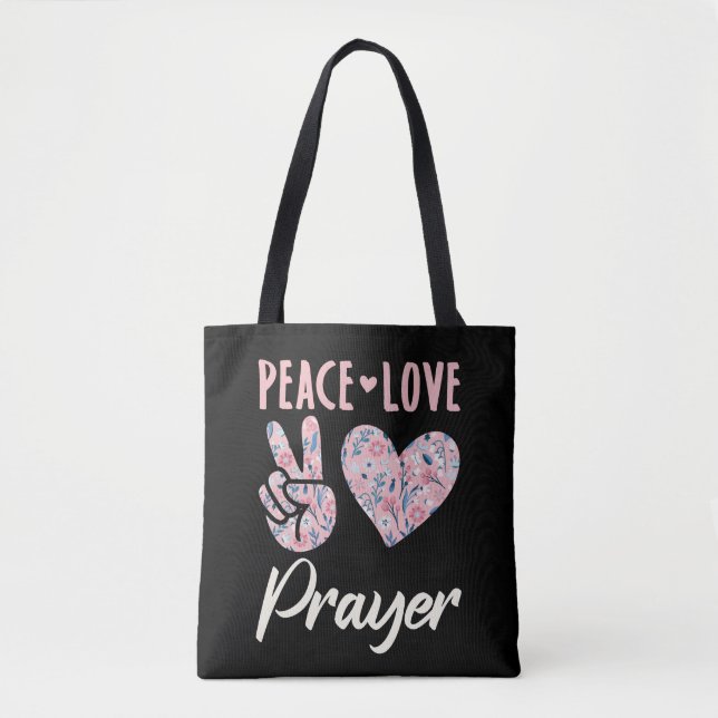 Bolsa Tote Oração pelo Amor pela Paz (Frente)