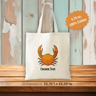 Bolsa Tote Orange Crab