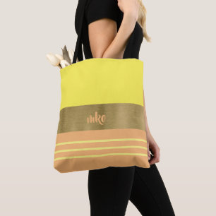 Bolsa Tote Orange e Lemon Sherbet