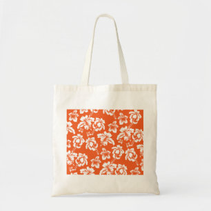 Bolsa Tote Orange Hawaiian Hibiscus