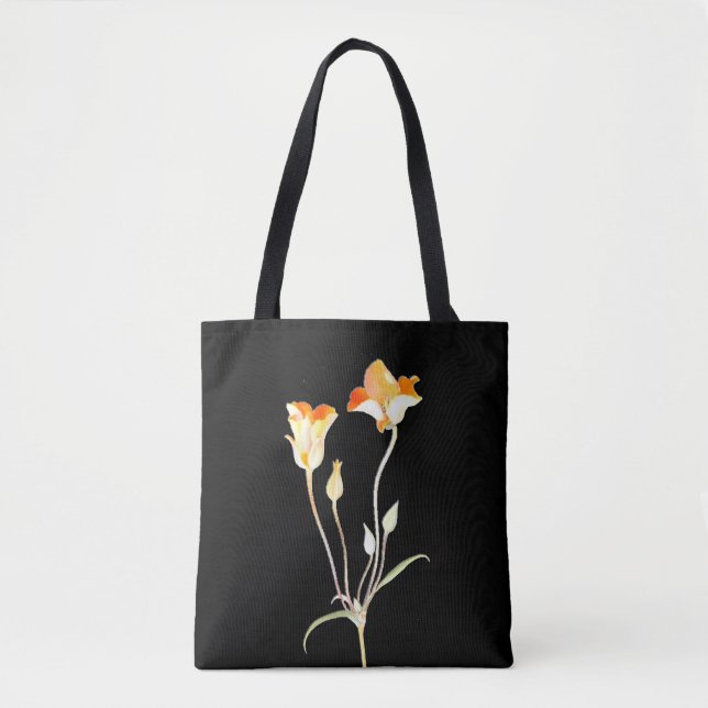 Bolsa Tote Orange Mariposa Tulip (Frente)