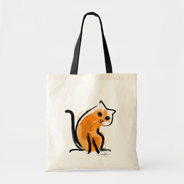 Bolsa Tote Orange You A Cat (Frente)