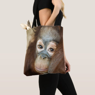Bolsa Tote Orangotango do bebê