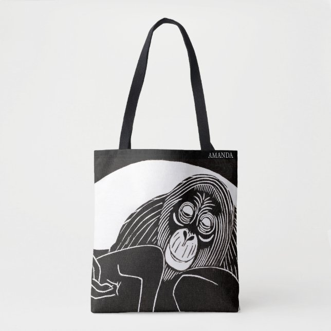 Bolsa Tote Orangutan – Samuel de Mesquita Personalized (Frente)