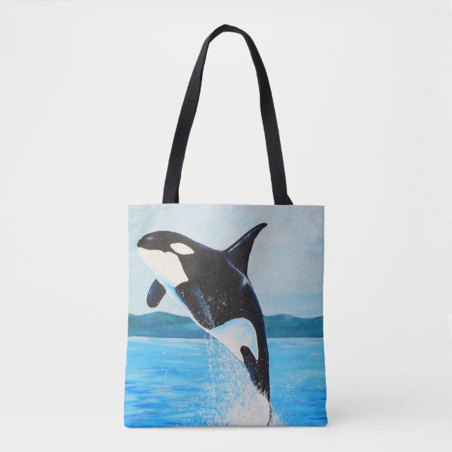 Bolsa Tote Orca Painting (Frente)