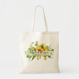 Bolsa Tote Orçamento Bridesmaid Bridal Party Dotou FLORES