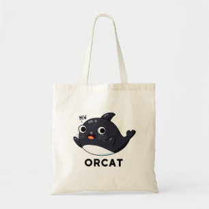 Bolsa Tote Orcat Funny Cat Orca Pun