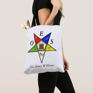 Bolsa Tote Ordem da Irmã Estrela Oriental da OES