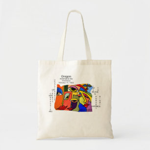 Bolsa Tote Oregon State Art by Deprise