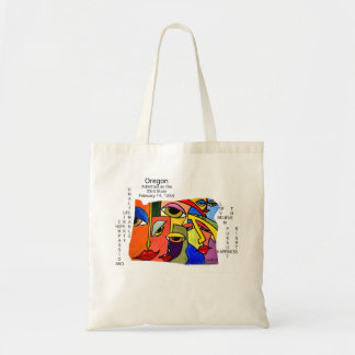 Bolsa Tote Oregon State Art by Deprise