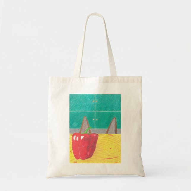 Bolsa Tote Orelhas de cachorro e saco de pimenta (Frente)