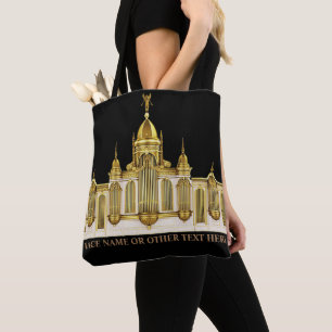 Bolsa Tote Organista Fachada de Órgão de Tubos Unisexo