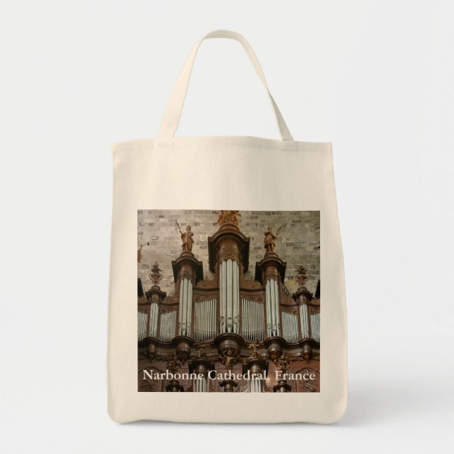 Bolsa Tote órgão da Catedral de Narbonne (Frente)