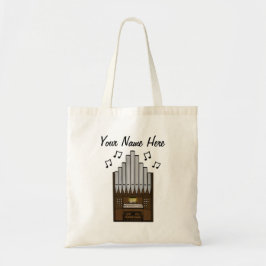 Bolsa Tote Orgão Igreja Personalizado Tote Bag Organist Prese