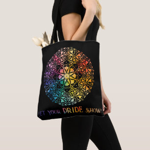 Bolsa Tote Orgulho Arco-Íris da Janela Gótica